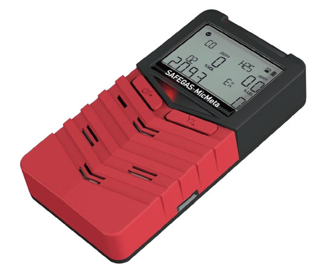 Portable CO H2S O2 LEL Multi Gas Detector In Coal Mine IP68 With Multi Numerical Display