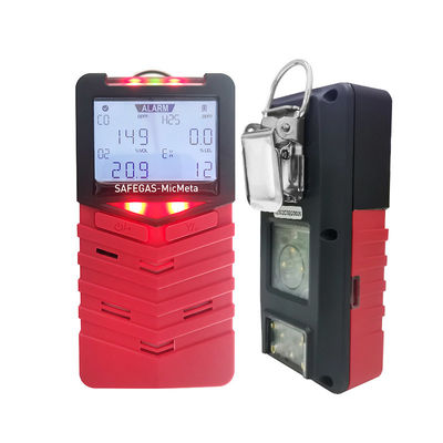 Safegas 4 In 1 Multi Gas Detector with IP66/IP68 Protection and Bluetooth Transmission for Industrial Safety