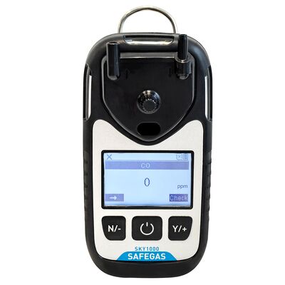 Industrial Portable Single Gas Detector with Back Clip Design H2 Concentration Detection and Standard Datalog Function